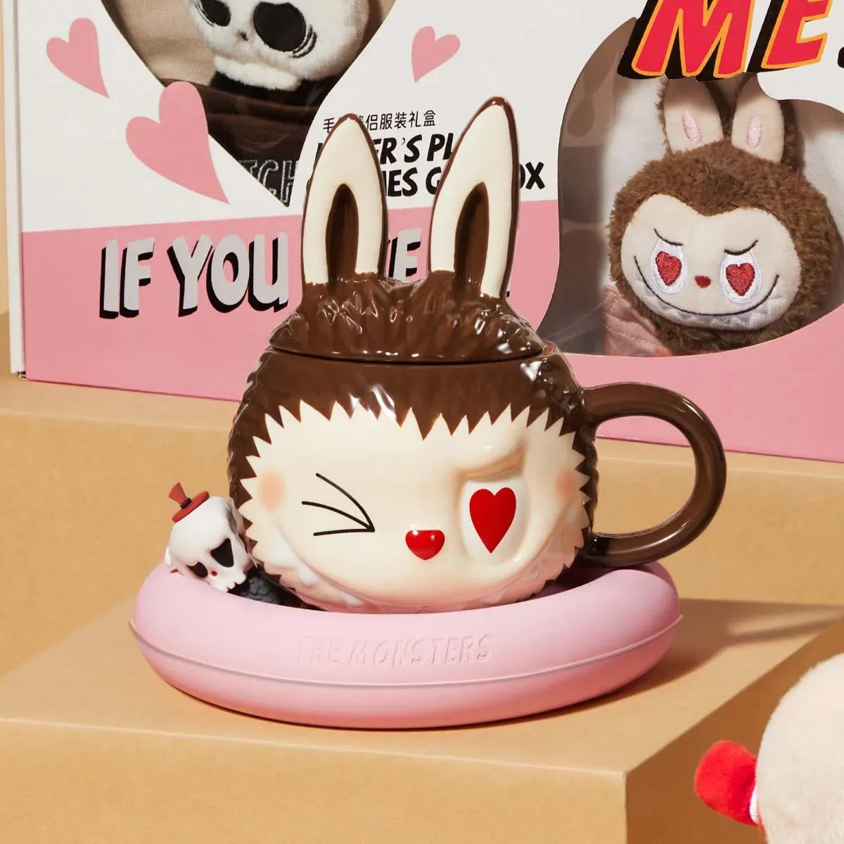 Labubu The Monsters Catch Me If You Like Me Series Ceramic Cup