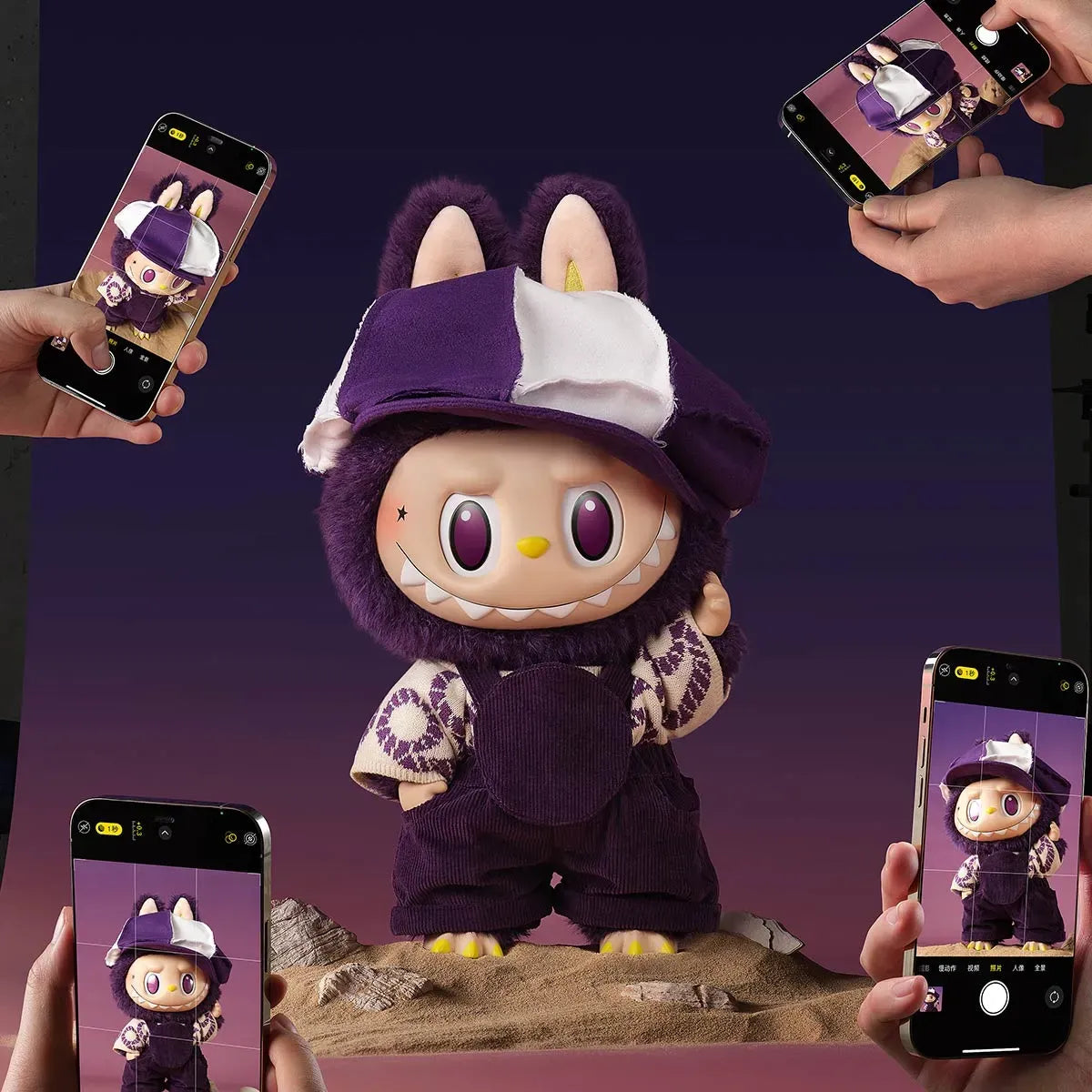 Labubu X Pronounce Be Fancy Now Vinyl Plush Doll