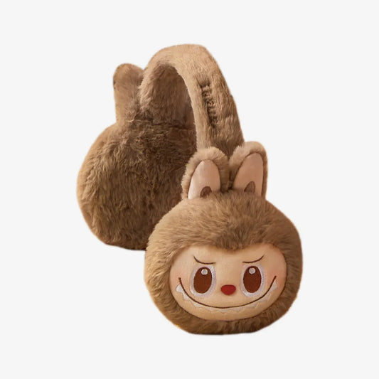 Labubu Warm Fluffy Holiday Plush Earmuffs