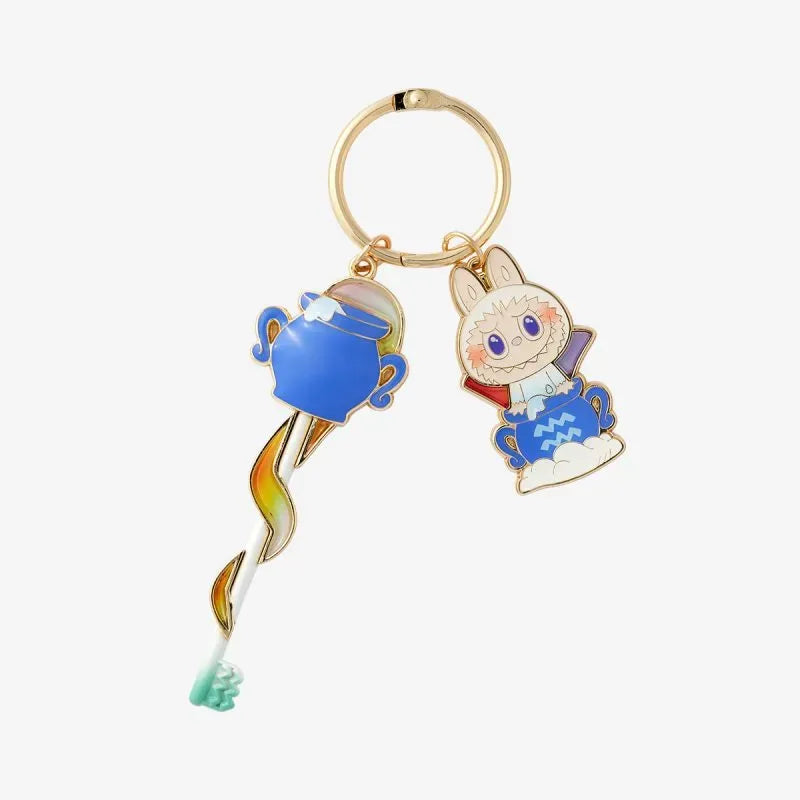 Labubu Aquarius Constellation Series Pendant Keychain