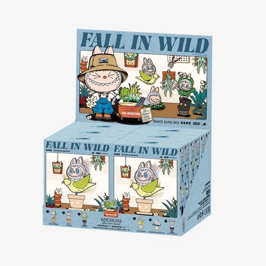 Labubu Badge Fall In Wild Series 6pcs Blind Box