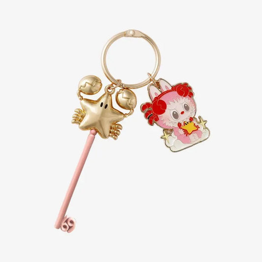 Labubu Cancer Constellation Series Pendant Keychain