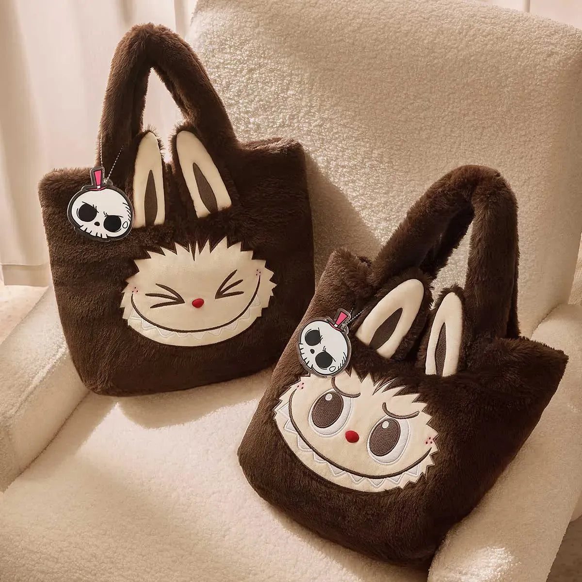 Labubu Classic Bag Reversible Plush Bag