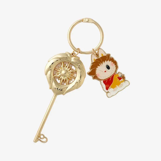 Labubu Leo Pendant Constellation Series Keychain