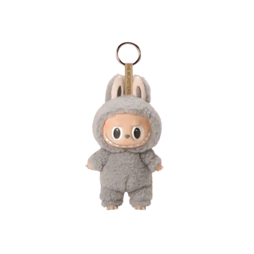 Labubu Tasty Macarons Sesame Bean Keychain