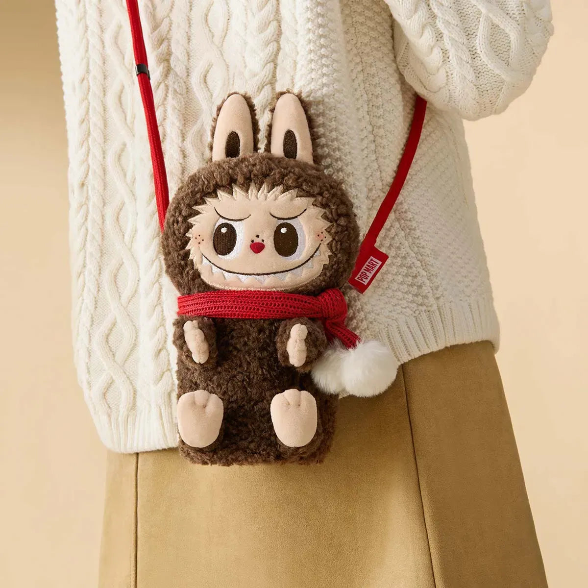 Labubu The Monsters Classic Series Plush Doll Shoulder Bag