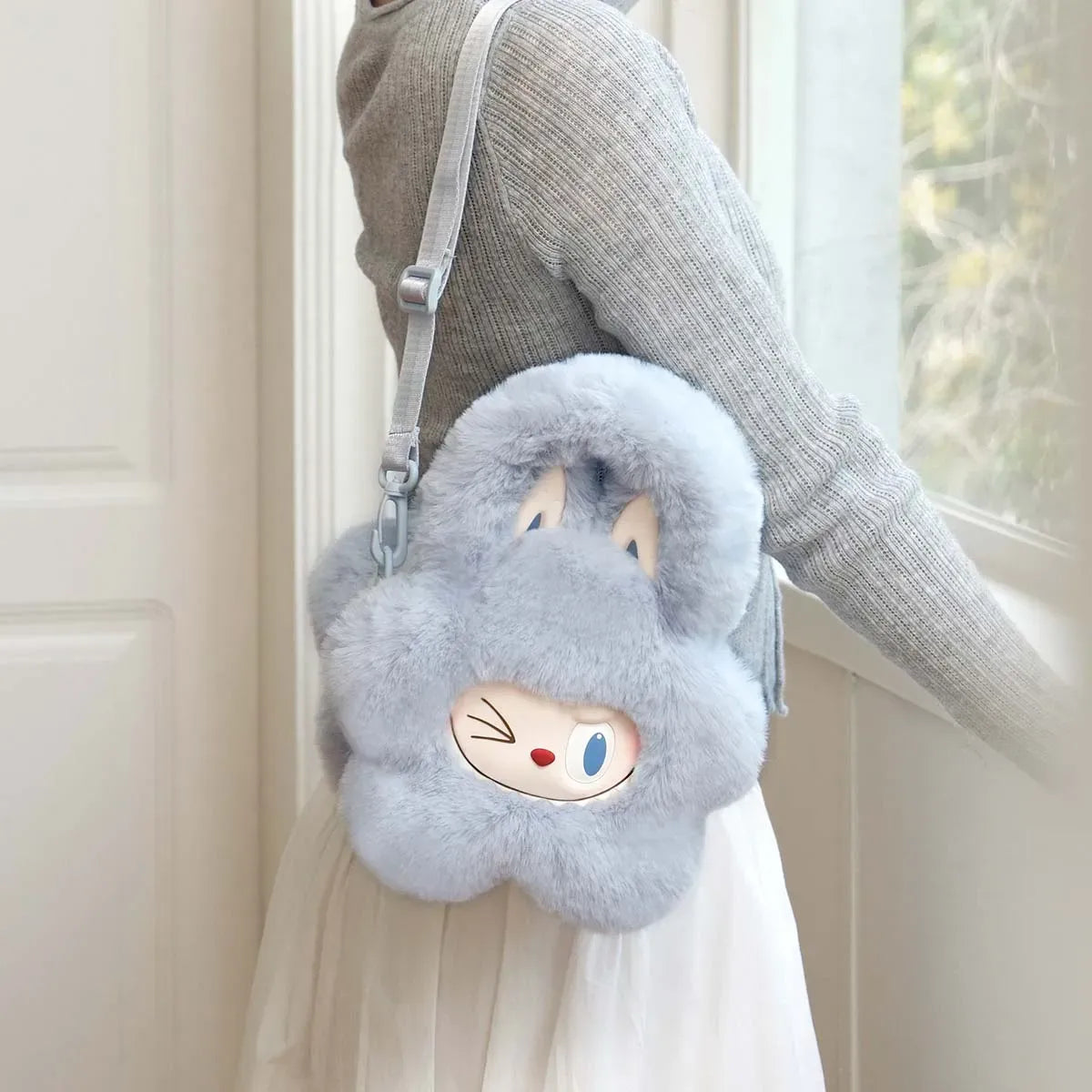 Labubu The Monsters Classic Series Plush Flower Bag