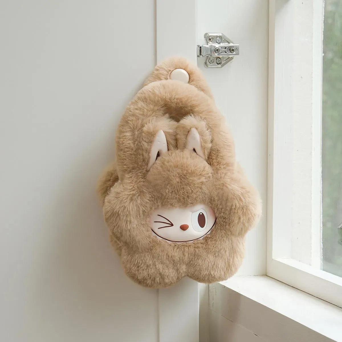 Labubu The Monsters Classic Series Plush Flower Brown Bag
