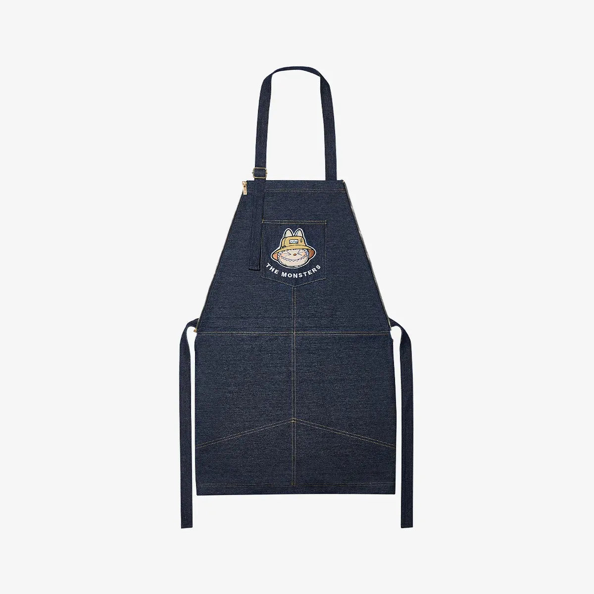 Labubu The Monsters Fall In Wild Series Denim Apron Bag